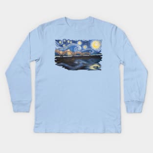 Starry Night QC Kids Long Sleeve T-Shirt